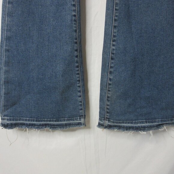 Paige High Rise Bell Canyon Well Worn Distressed Women's Denim Jeans Size 28 - Picture 6 of 15